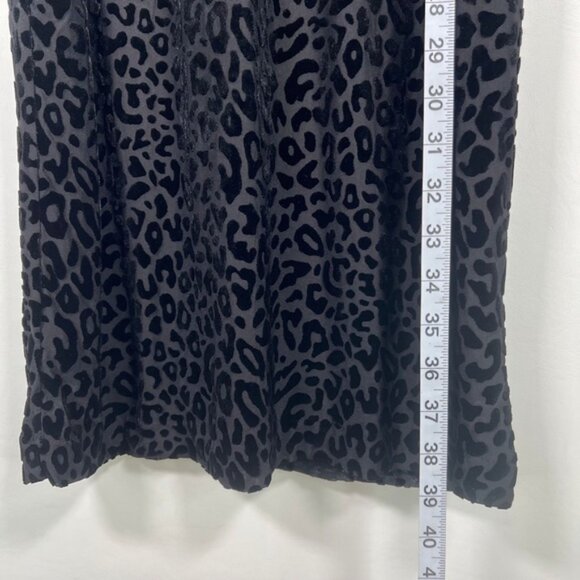 NWT TOMMY HILFIGER Flutter Short Sleeve Velvet Leopard Print Sheath Dress Sz 8 - Picture 11 of 15